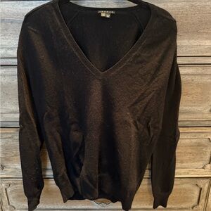 Theory V Neck Cashmere Sweater